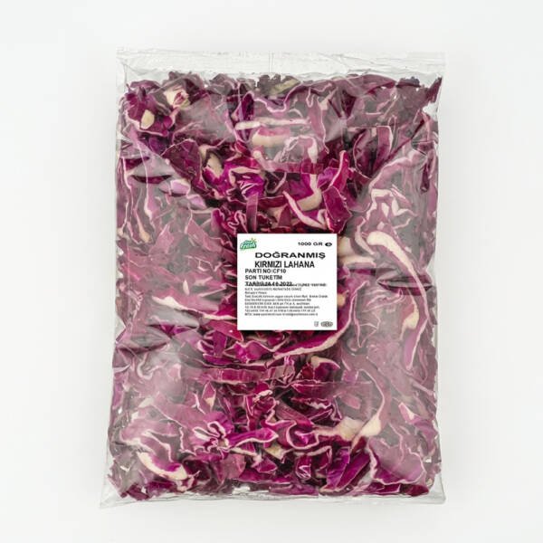 Kırmızı Lahana Doğranmış